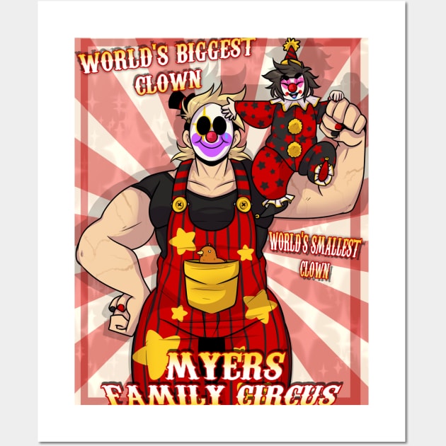 Myers family circus The Loverman Killer Posters and Art Prints